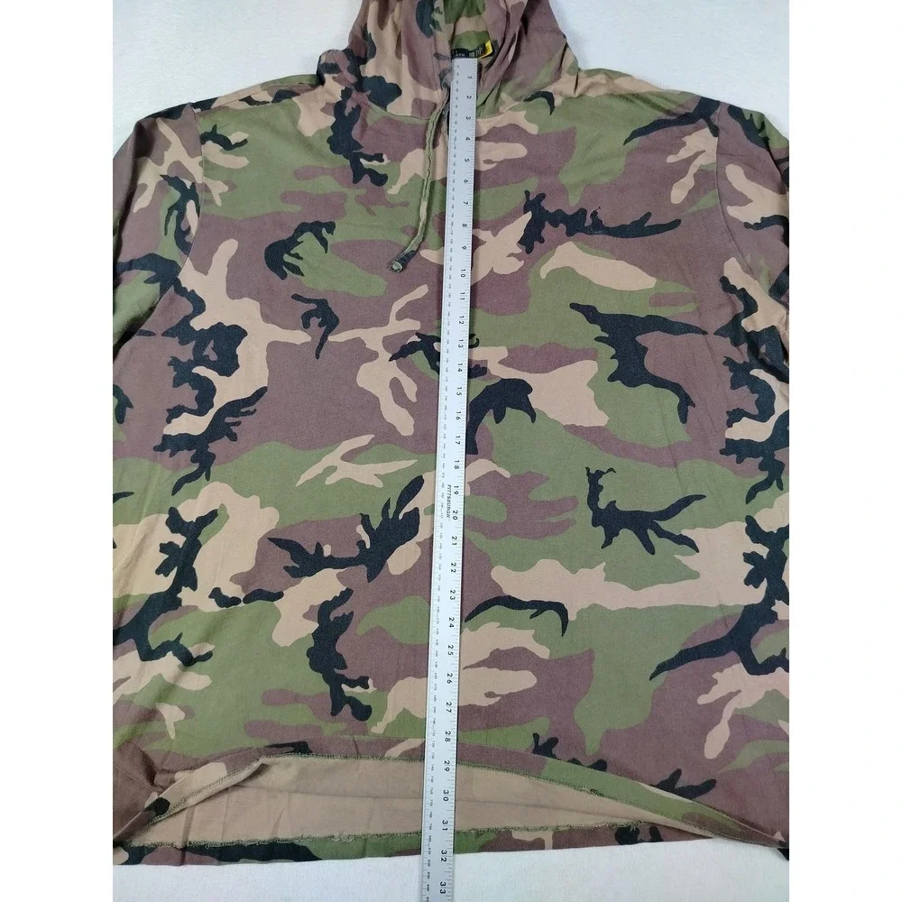 Polo Ralph Lauren Hoodie Mens Big 3X Green Camo Hooded Long Sleeve Casual